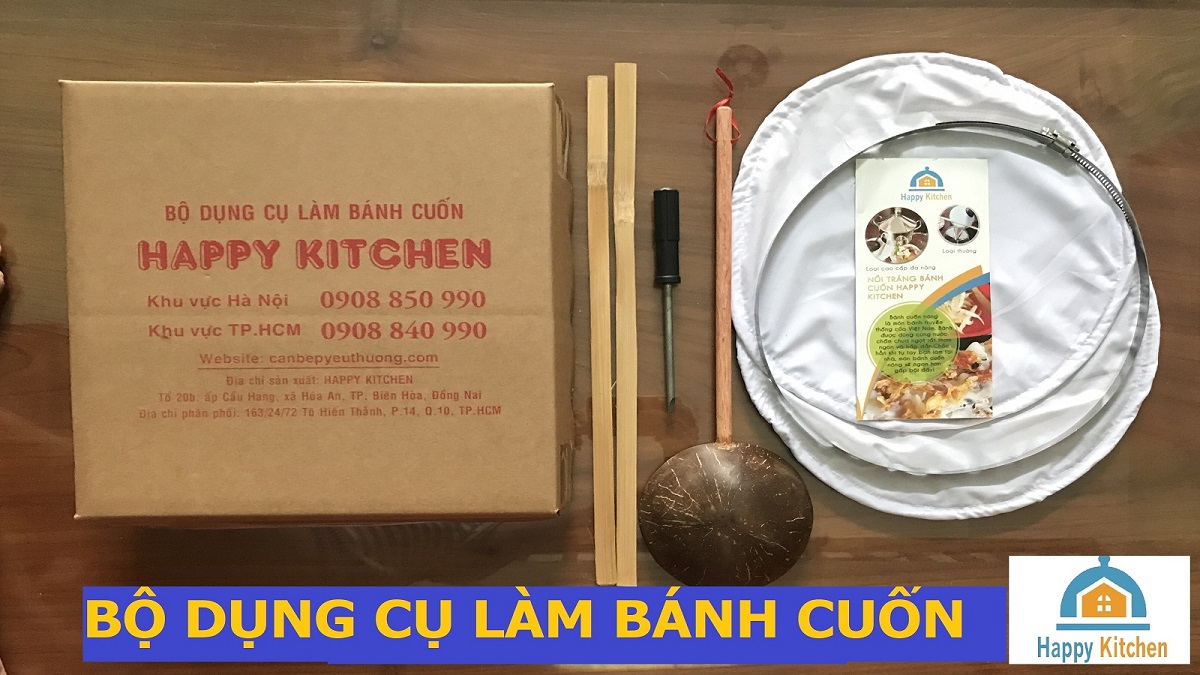 công thức pha bột bánh cuốn